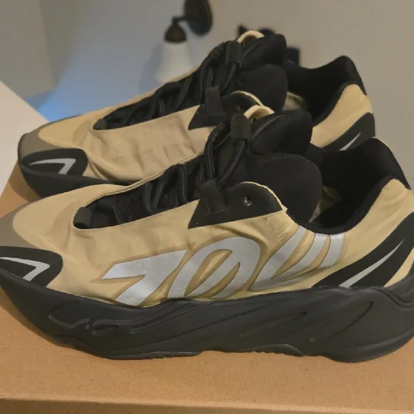 Yeezy Black and Tan Footwear